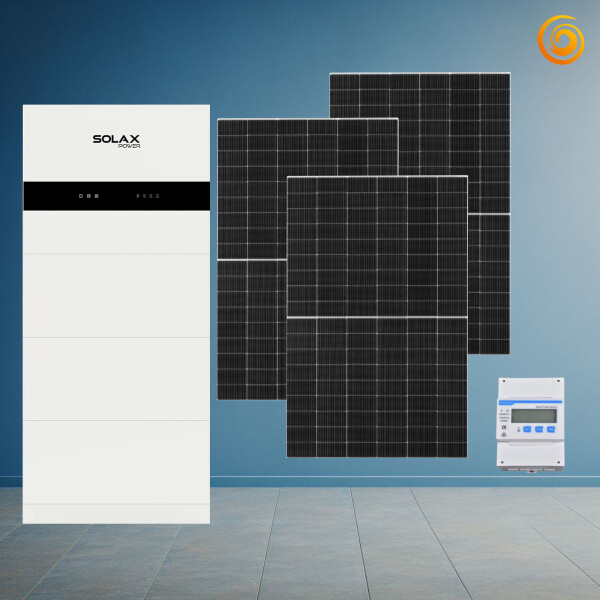 21,36kWp Solaranlage - Komplettpaket mit 15 kWh Solax IES  Speicher, 15 kW IES X3 Wechselrichter + X3-MIC, 48 x Ja Solar 445 W