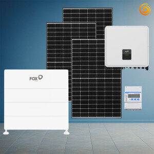 16,02kWp Solaranlage - Komplettpaket mit 11,52 kWh Fox Ess Speicher, 15 kW H3 Pro Wechselrichter , 36 x Ja Solar 445 W