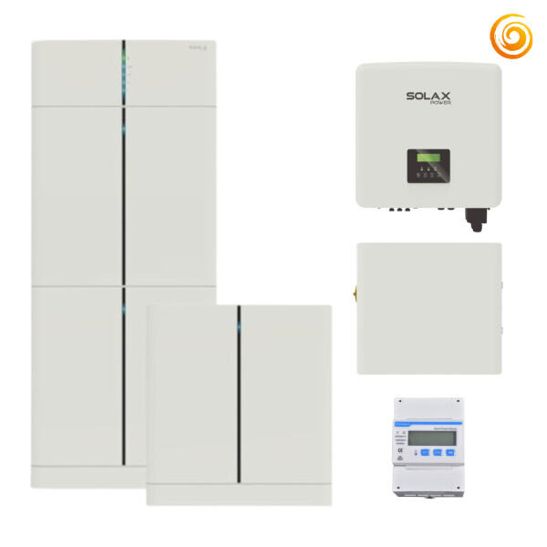 Solax 10 kW X3 G4 Hybrid Wechselrichter + 9 kWh T30 Speicher + Netzumschaltbox