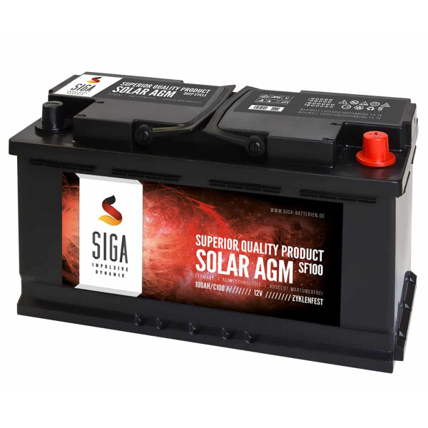 SIGA SOLAR AGM Batterie SF120 12V 120Ah jetzt kaufen bei PrimeSolar