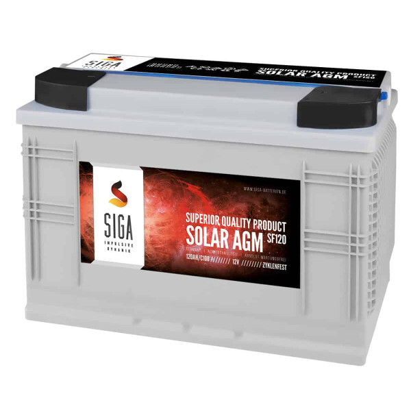 SIGA SOLAR AGM Batterie SF120 12V 120Ah jetzt kaufen bei PrimeSolar