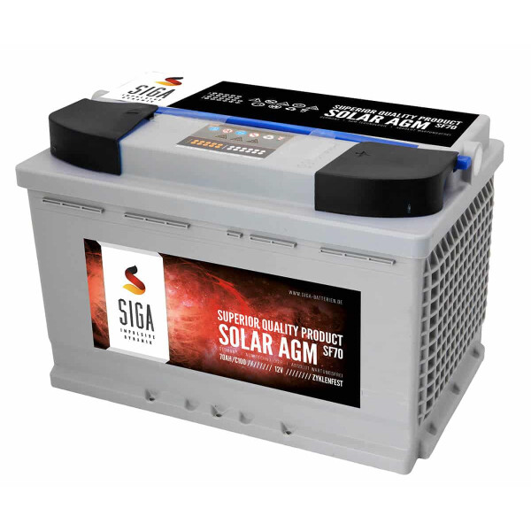 SIGA SOLAR AGM Batterie SF70 12V 70Ah online kaufen bei PrimeSolar